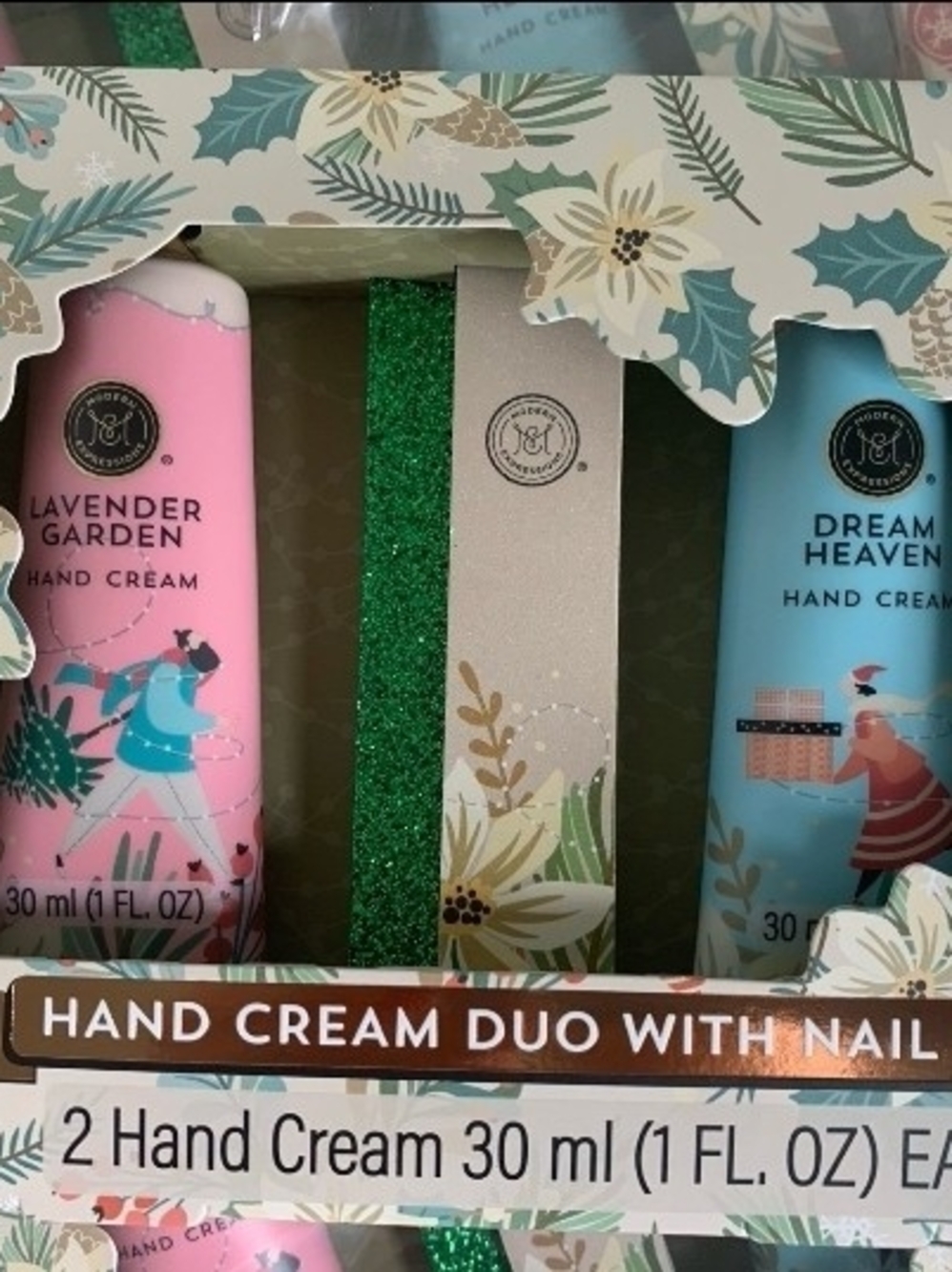 Lavender Garden & Dream Heaven Hand Cream Duo With Nail File! NIB